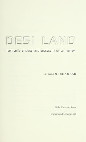 Cover of Desi land by Shalini Shankar