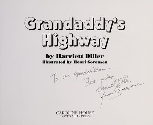 Cover of Grandaddy's highway by Harriett Diller