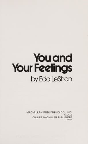 Cover of You and your feelings by Eda J. LeShan