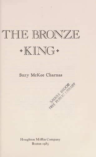 Cover of The bronze king by Suzy McKee Charnas