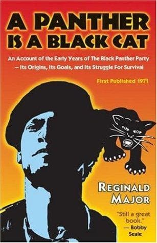Cover of A Panther is a black cat by Reginald Major