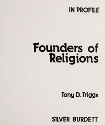 Cover of Founders of religions by Tony D. Triggs