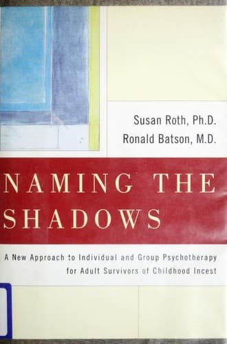 Cover of Naming the shadows by Susan Roth