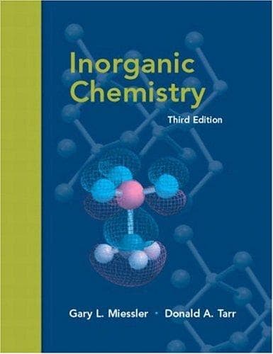 Cover of Inorganic chemistry by Gary L. Miessler