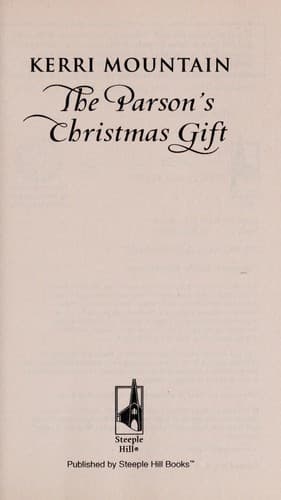 Cover of The Parson's Christmas Gift by Kerri Mountain