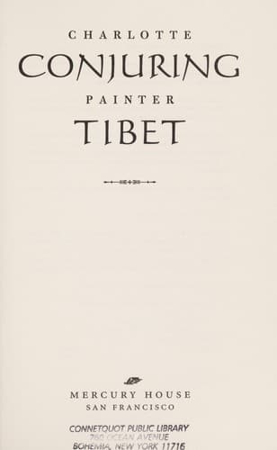 Cover of Conjuring Tibet by Charlotte Painter
