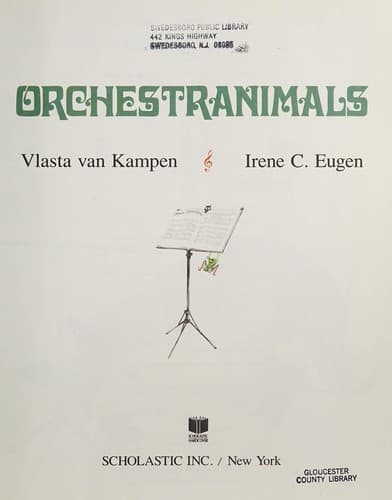 Cover of Orchestranimals by Vlasta Van Kampen