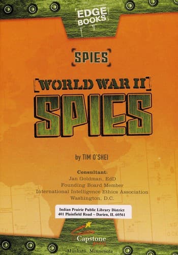 Cover of World War II spies by Tim O'Shei