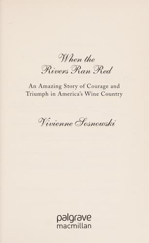 Cover of When the rivers ran red by Vivienne Sosnowski