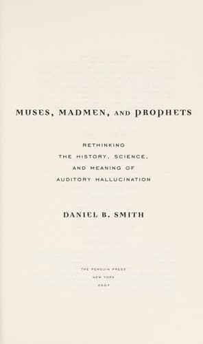 Cover of Muses, madmen, and prophets by Daniel B. Smith