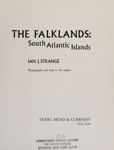 Cover of The Falklands by Ian J. Strange