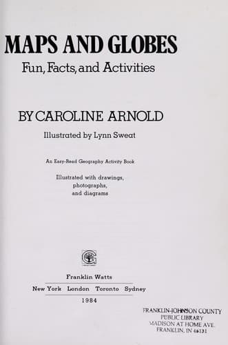 Cover of Maps and globes by Caroline Arnold