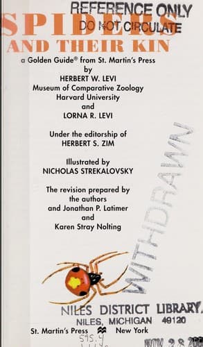 Cover of Spiders and their kin by Herbert Walter Levi