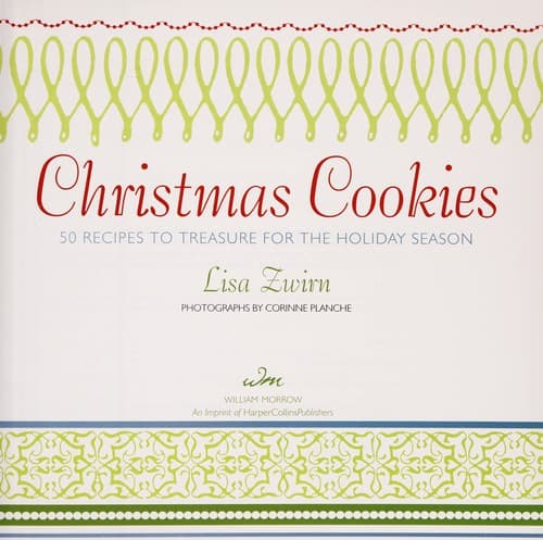 Cover of Christmas cookies by Lisa B. Zwirn