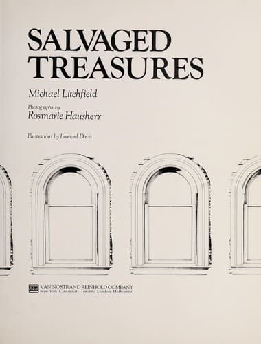 Cover of Salvaged treasures by Michael W. Litchfield