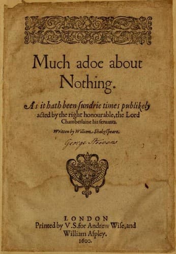 Cover of Much Ado About Nothing by William Shakespeare