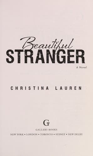 Cover of Beautiful Stranger by Christina Lauren
