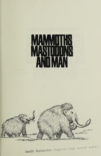 Cover of Mammoths, mastodons and man by Robert Silverberg