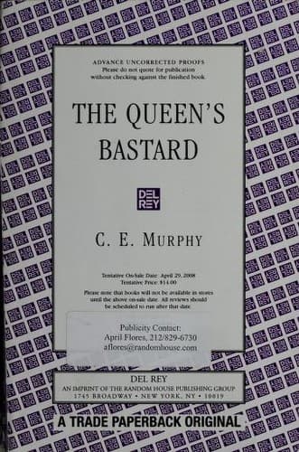 Cover of The queen's bastard by C. E. Murphy