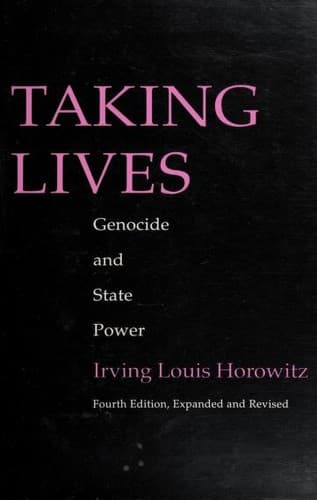 Cover of Taking lives by Irving Louis Horowitz