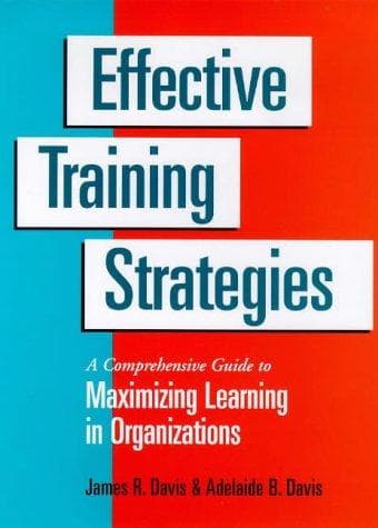 Cover of Effective training strategies by Davis, James R