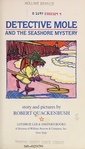 Cover of Detective Mole and the seashore mystery by Robert M. Quackenbush