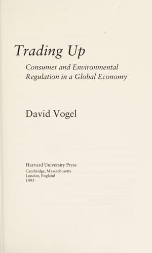 Cover of Trading up by David Vogel