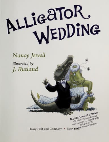 Cover of Alligator wedding by Nancy Jewell