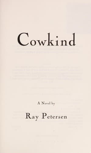 Cover of Cowkind by Ray Petersen