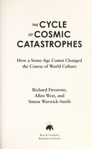 Cover of The cycle of cosmic catastrophes by Richard B. Firestone