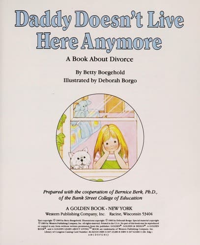 Cover of Daddy doesn't live here anymore by Betty Virginia Doyle Boegehold