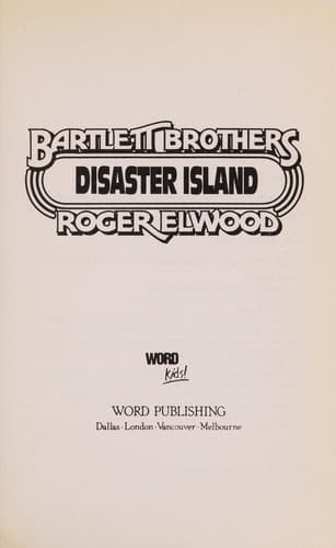Cover of Disaster island by Roger Elwood