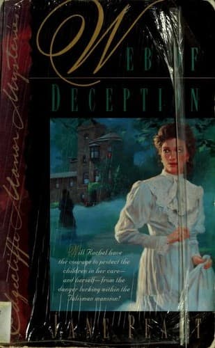 Cover of Web of deception by Jane Peart