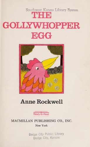 Cover of The gollywhopper egg by Anne F. Rockwell