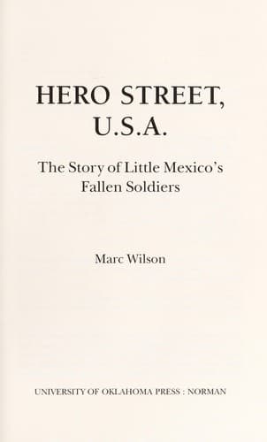Cover of Hero Street, U.S.A by Marc Wilson