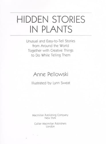 Cover of Hidden stories in plants by Anne Pellowski