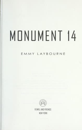Cover of Monument 14 by Emmy Laybourne