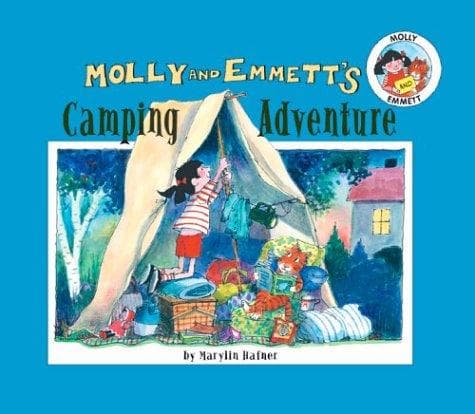 Cover of Molly and Emmett's camping adventure by Marylin Hafner