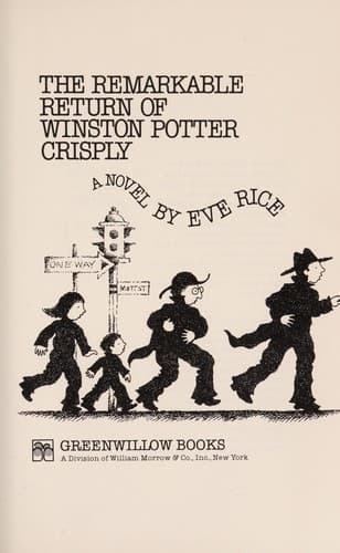 Cover of The remarkable return of Winston Potter Crisply by Eve Rice
