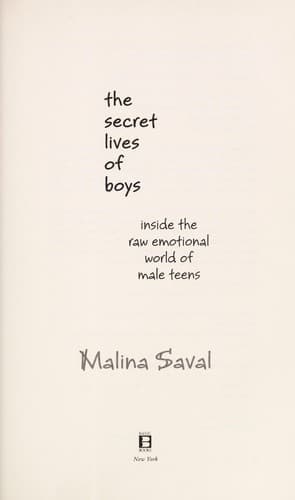 Cover of The secret lives of boys by Malina Saval