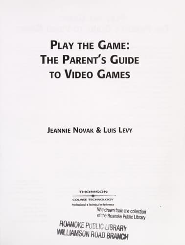 Cover of Play the game by Jeannie Novak