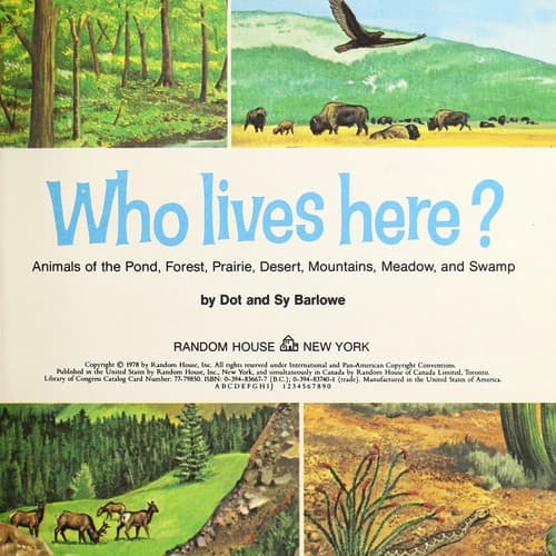 Cover of Who lives here? by Dot Barlowe