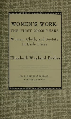Cover of Women's work by E. J. W. Barber