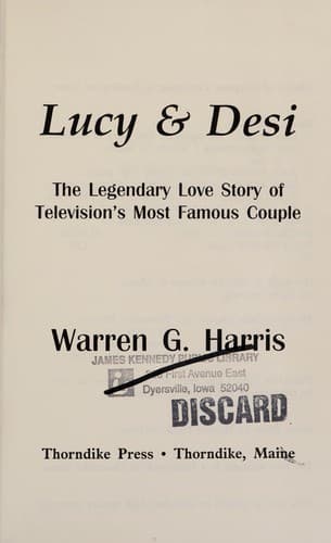 Cover of Lucy & Desi by Warren G. Harris