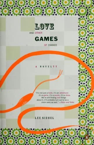 Cover of Love and Other Games of Chance by Lee Siegel