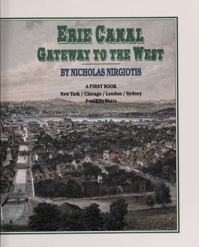 Cover of Erie Canal by Nicholas Nirgiotis