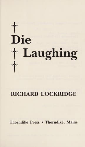 Cover of Die laughing by Richard Lockridge