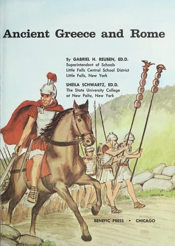 Cover of How people lived in ancient Greece and Rome by Gabriel H. Reuben