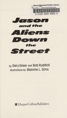 Cover of Jason and the aliens down the street by Gery Greer