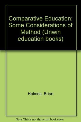 Cover of Comparative education by Brian Holmes